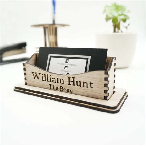 ford desk business card holder.